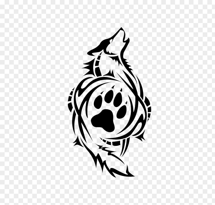 Gray Wolf Decal Tattoo Sticker Clip Art PNG