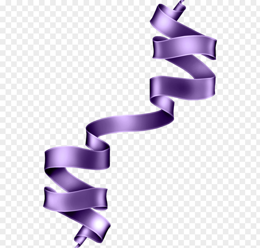 Purple Silk Belt Ribbon Clip Art PNG