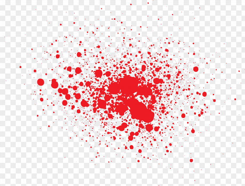 With Little Blood Splatter Film Paint PNG