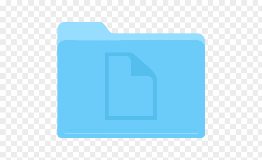 Folder Documents Blue Square Angle Area PNG