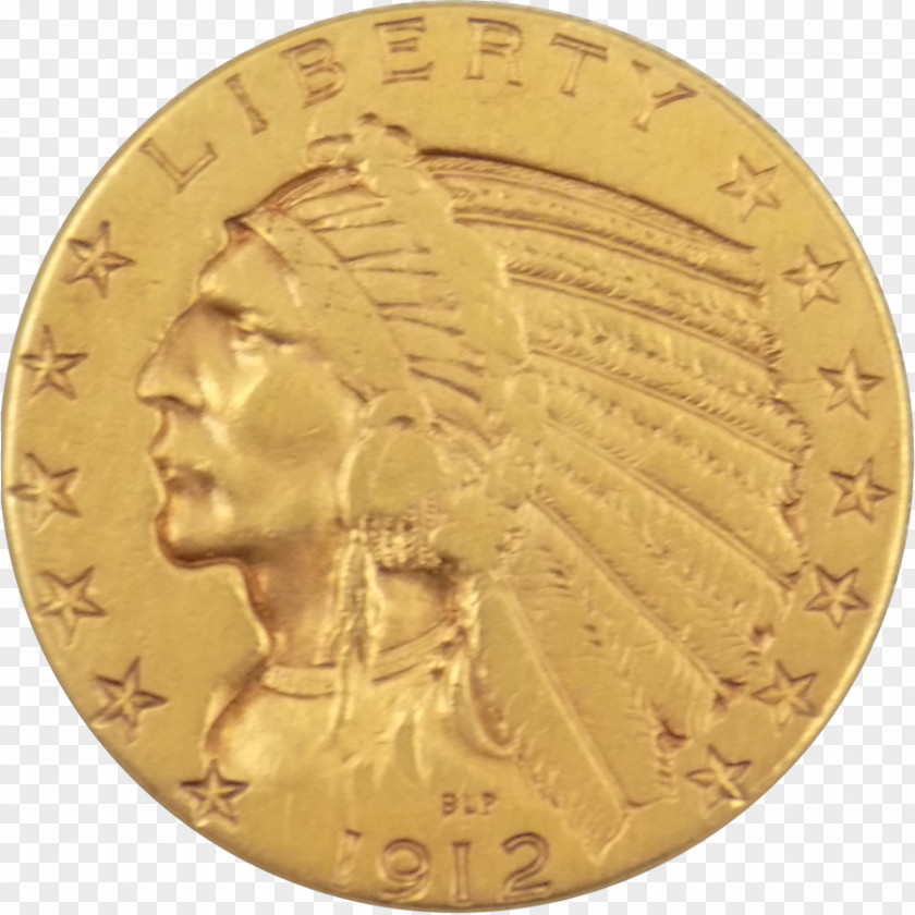 Gold Coins Usa Medal Bronze Brass 01504 PNG