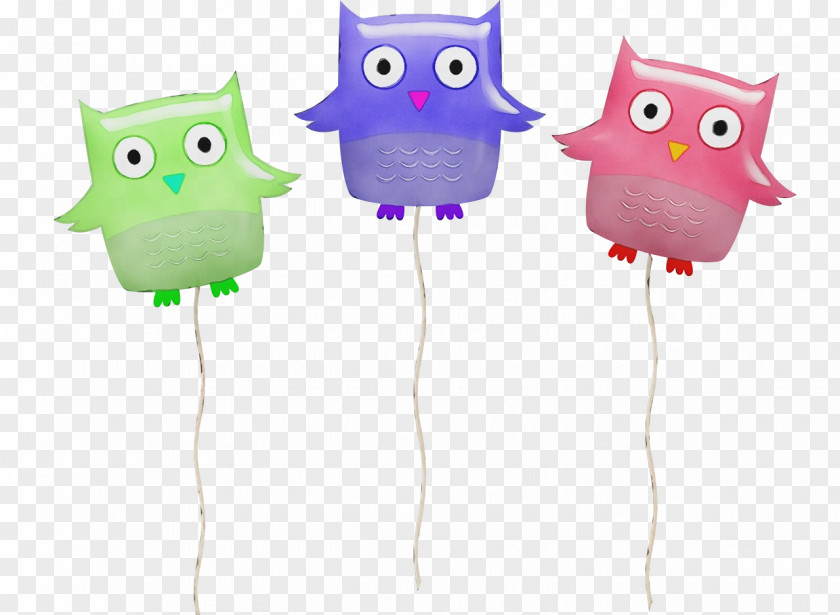 Owls Birds Birthday Balloon Bird Of Prey PNG