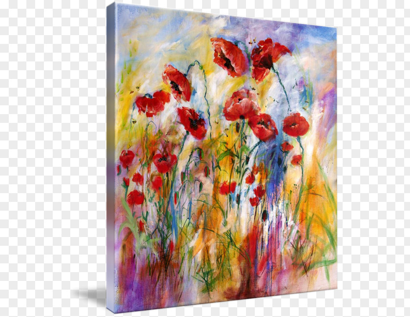 Painting Floral Design Watercolor Gallery Wrap Still Life PNG