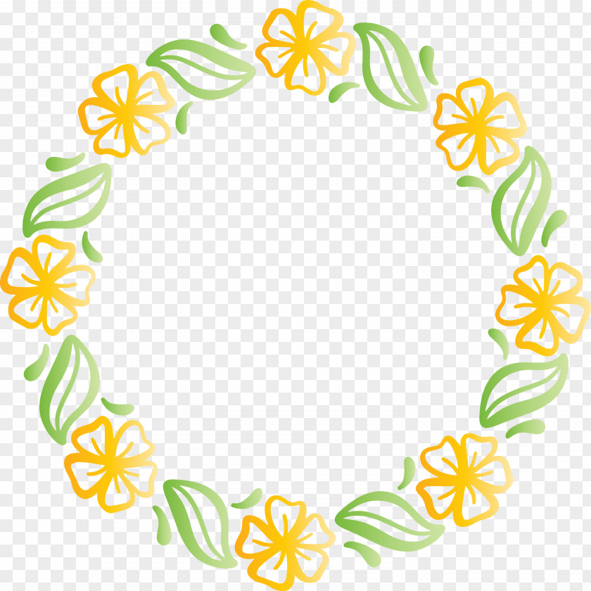 Spring Frame Flower Floral PNG