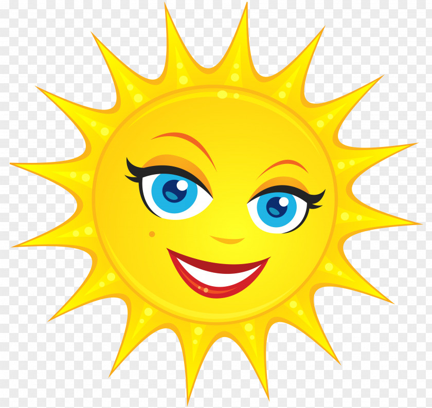 Transparent Cute Sun Clipart Picture Smiley Clip Art PNG