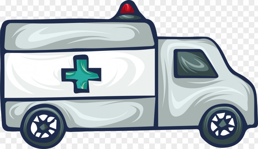 Vector Cartoon Ambulance Computer File PNG