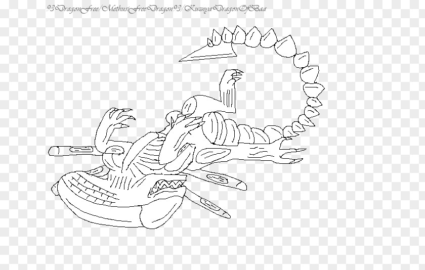 Xenomorph Alien Line Art DeviantArt Clip PNG