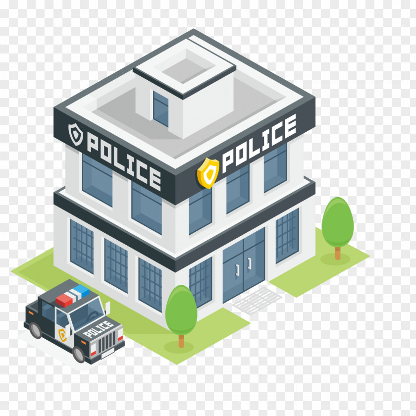 Cartoon Police Station Officer Clip Art PNG