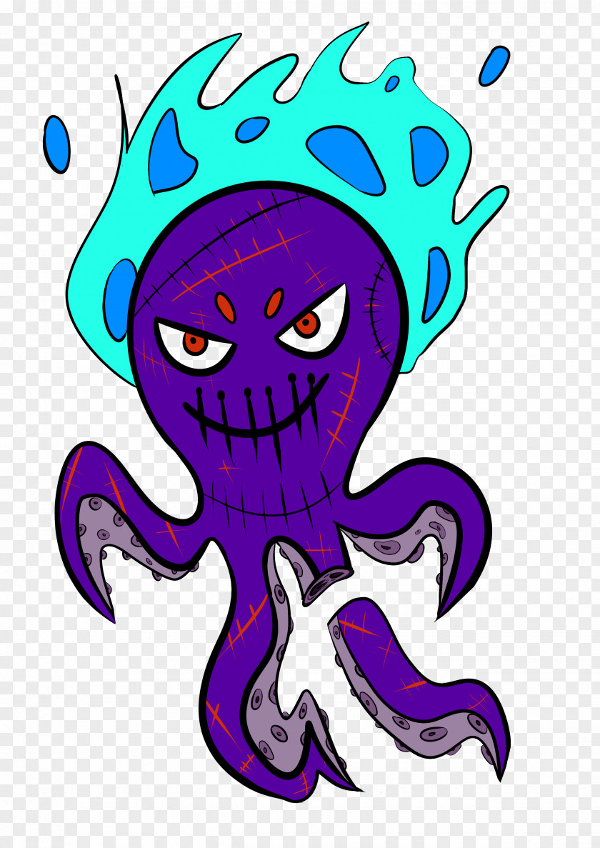Driver Octopus Illustration Cartoon Animation Squidward Tentacles PNG