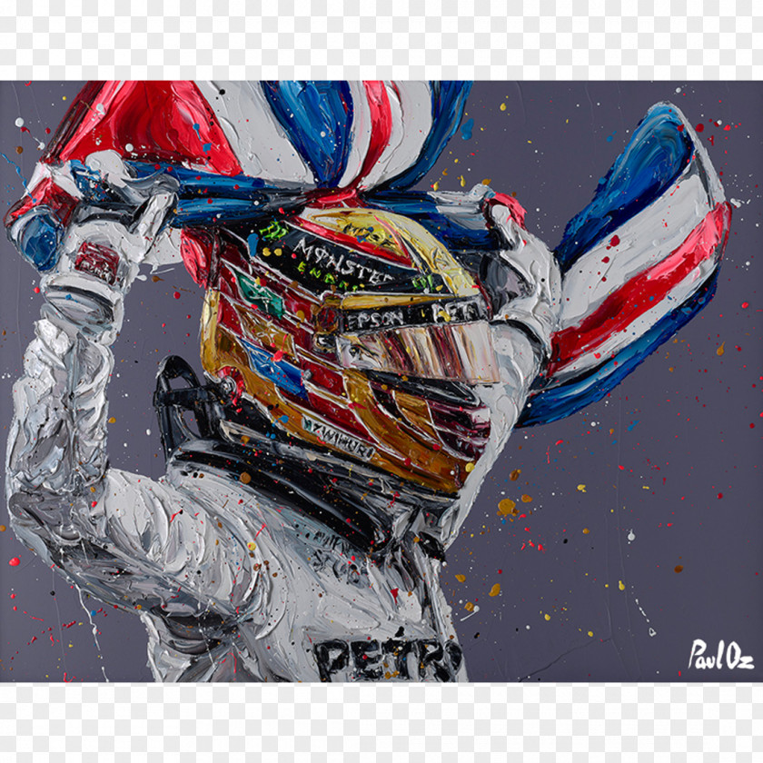 Formula 1 Art Canvas Auto Racing Painting PNG