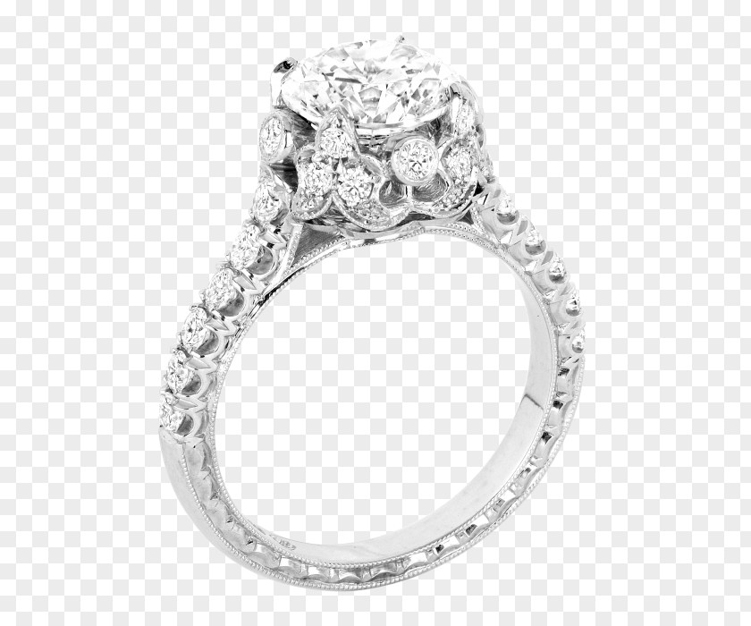 Unique Diamond Rings Engagement Ring Wedding Brilliant PNG