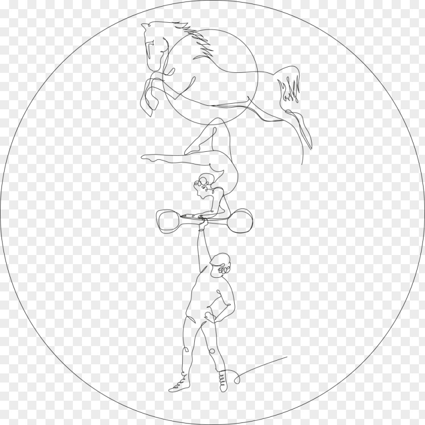 Circus Skill Finger Inspired Film And Video Cartoon Sketch PNG