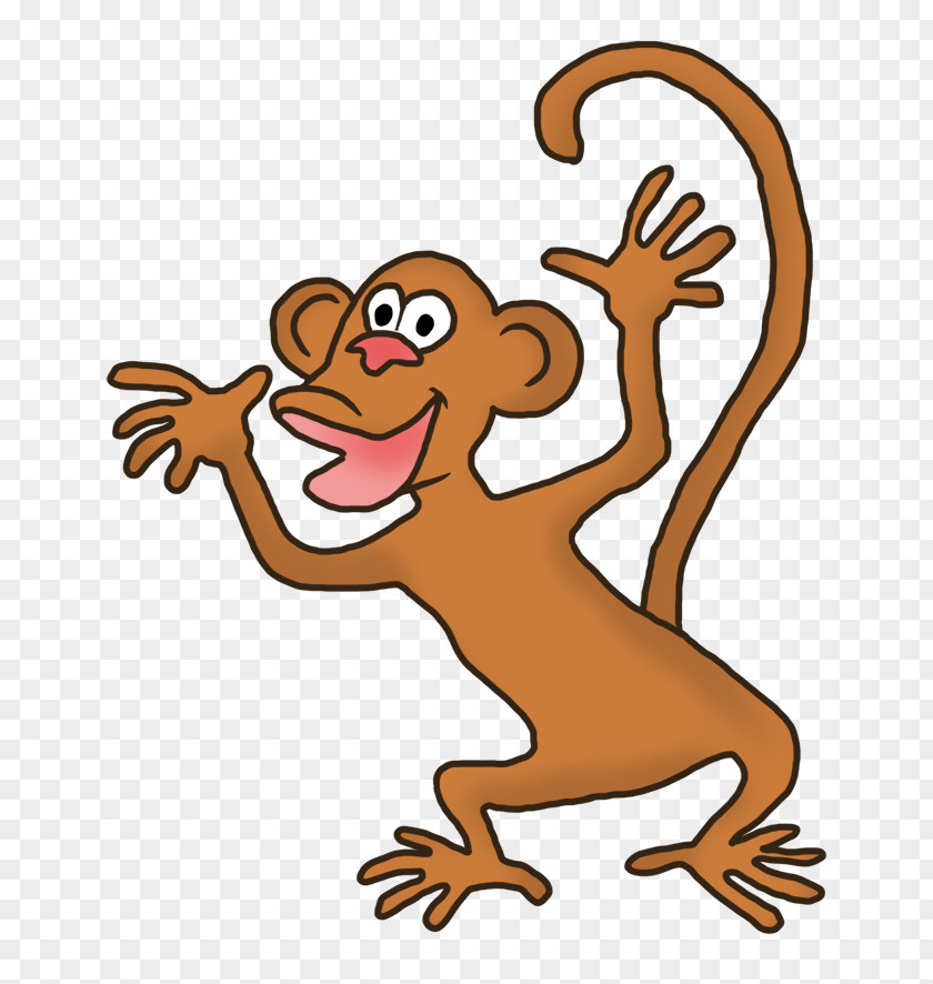 Funny Clipart Monkey Drawing Clip Art PNG