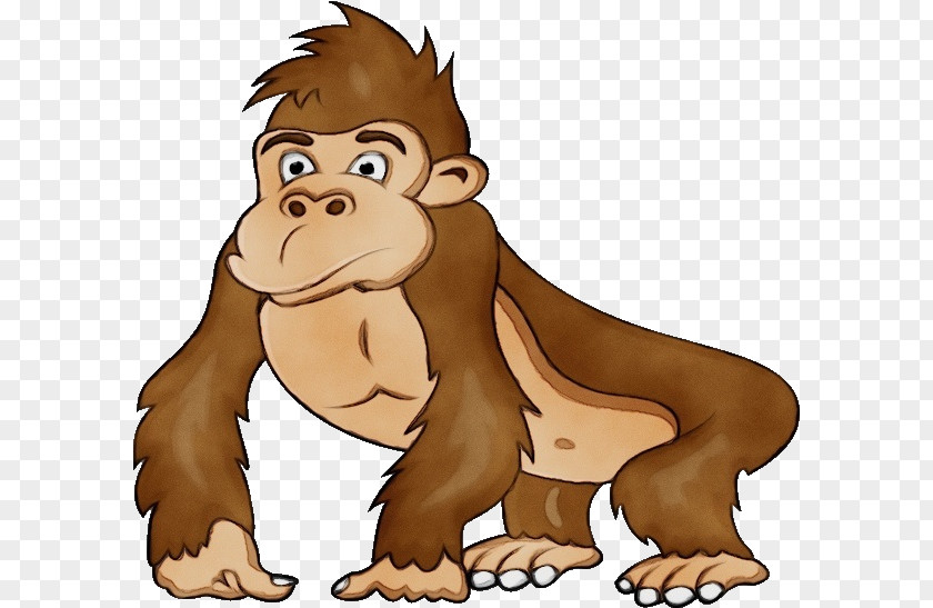 Old World Monkey Animal Figure Cartoon Clip Art PNG