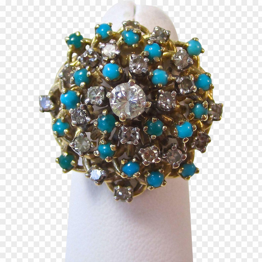 Ring Turquoise Birthstone Brooch Jewellery PNG