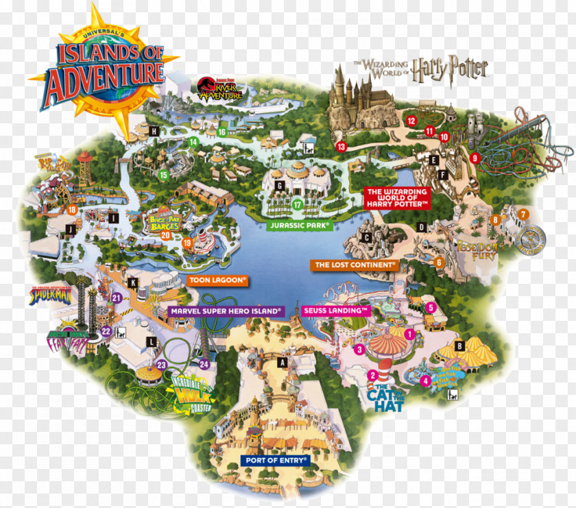 Travel Universal's Islands Of Adventure Volcano Bay Universal Studios Hollywood Walt Disney World PNG