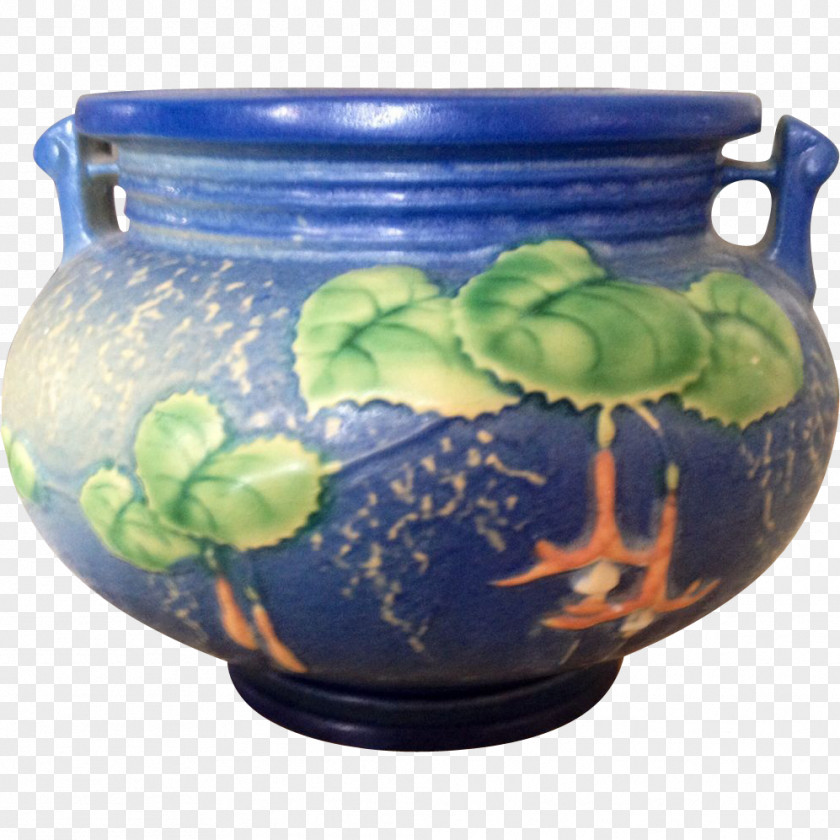 Vase Ceramic Pottery Glass Cobalt Blue PNG