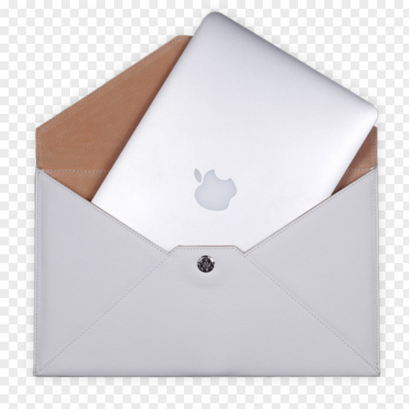 White Envelope MacBook Air Dublon Leatherworks Laptop Pro PNG