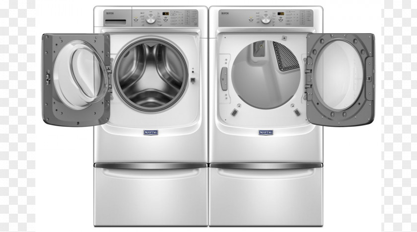 Dryer Washing Machines Maytag Home Appliance Towel Laundry PNG