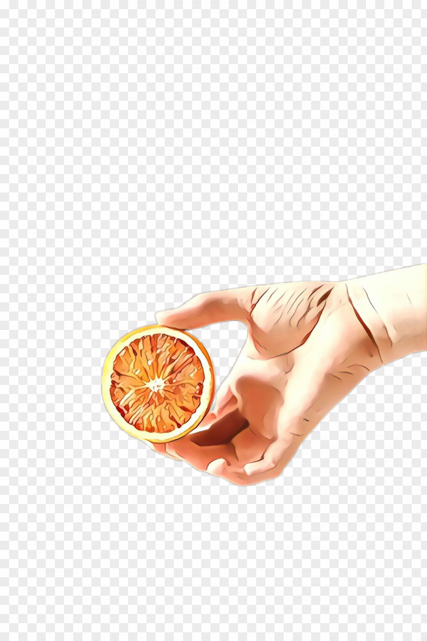 Hand Leg Orange PNG