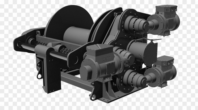 Hydraulic Drive System Winch Fishing Trawler Seine Trawling Machine PNG