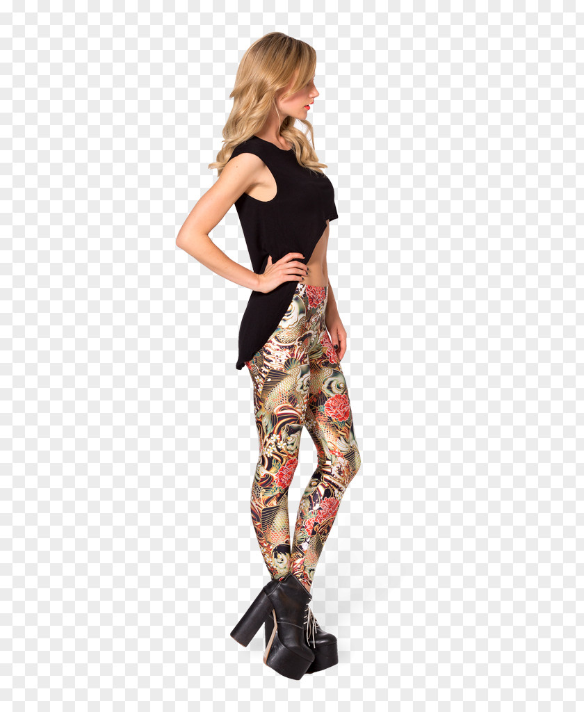 Koi Tattoo Leggings Pants Clothing Amazon.com Tights PNG