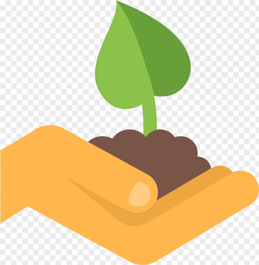 Logo Hand Leaf Green Tree Diagram Plant PNG