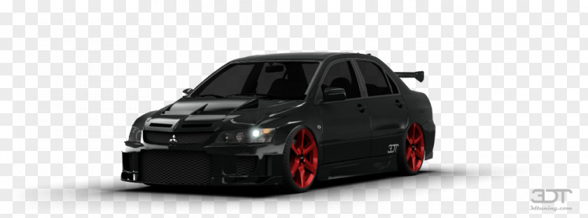 Mitsubishi Lancer Evolution Tire Mid-size Car Alloy Wheel Compact PNG
