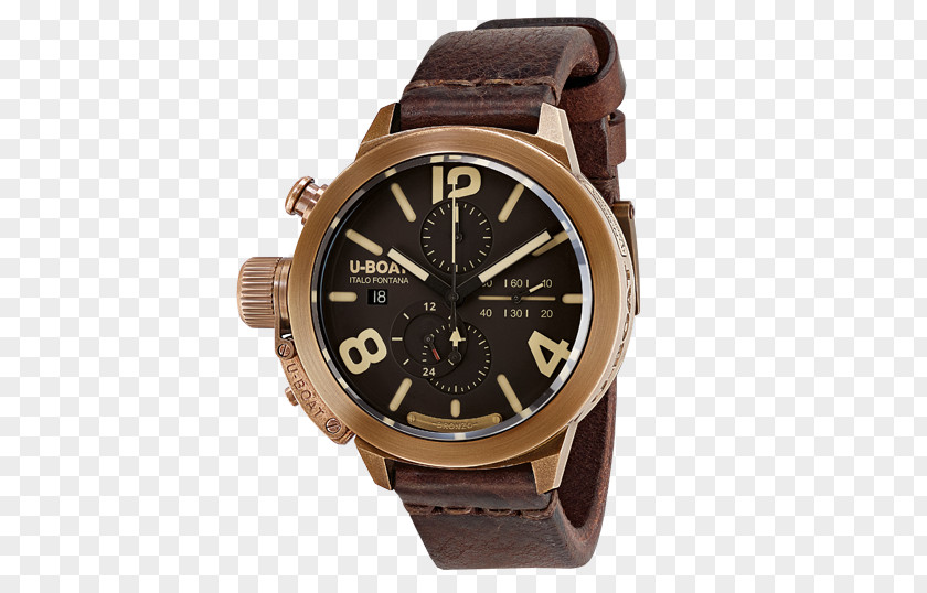 Watch U-boat Chronograph German Submarine U-47 Bronze PNG