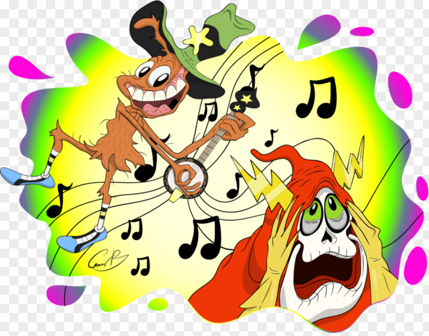 Banjo Cartoon Animated Illustration Television Show Image PNG