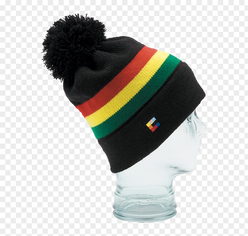 Beanie Knit Cap Hat Pom-pom Coal PNG