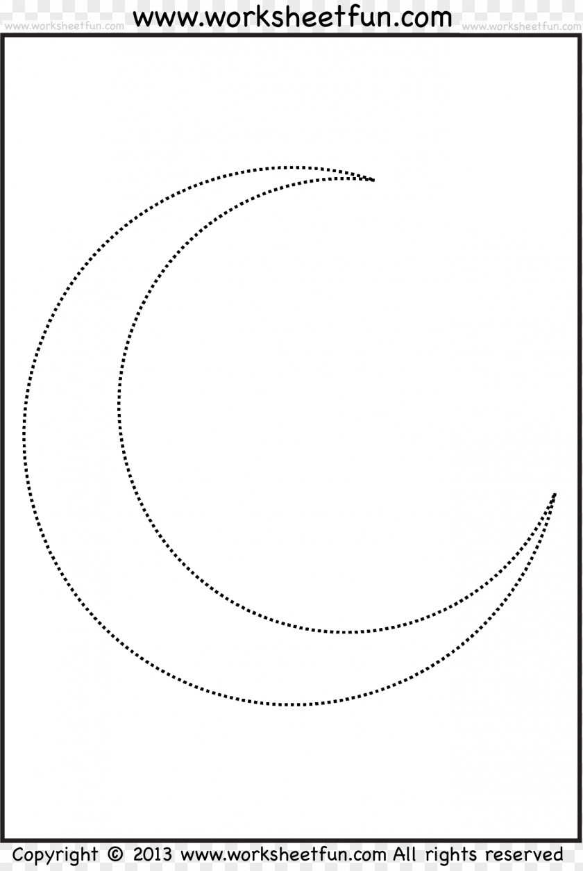 Circle Coloring Book Crescent Moon Angle PNG