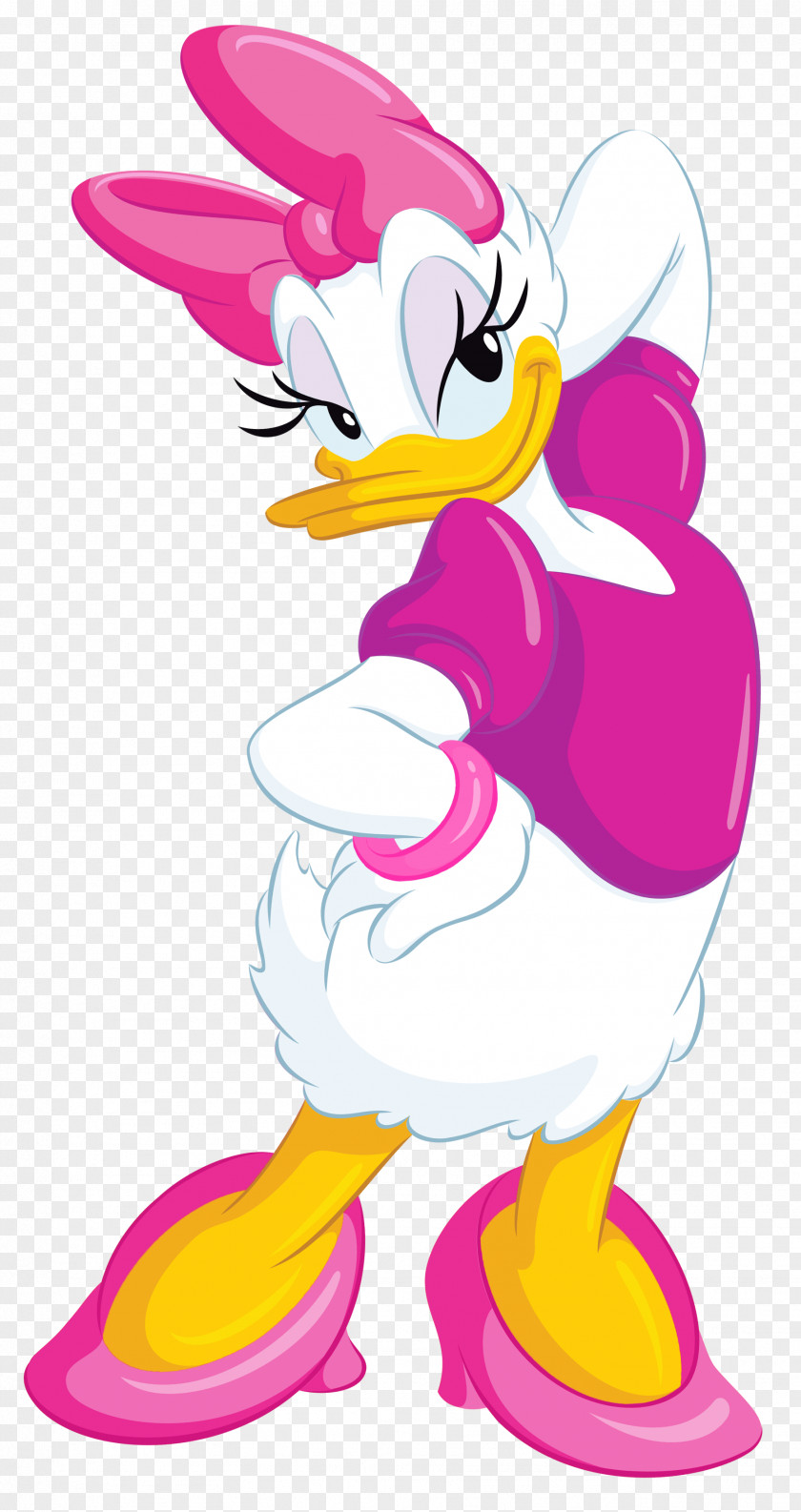 Daisy Duck Transparent Clip Art Image Donald Minnie Mouse Mickey Goofy PNG