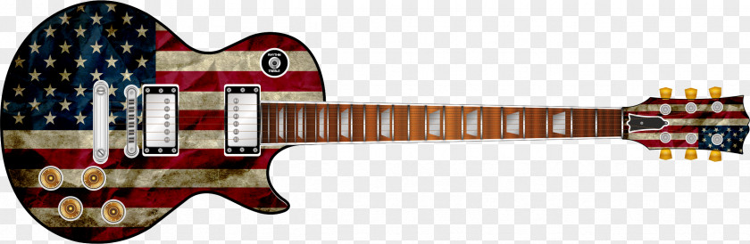 Electric Guitar Acoustic Cuatro Gibson Les Paul PNG