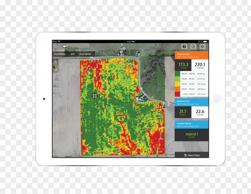 Ipad White Ag Leader Technology Precision Agriculture Grain Yield Monitor Crop Industry PNG