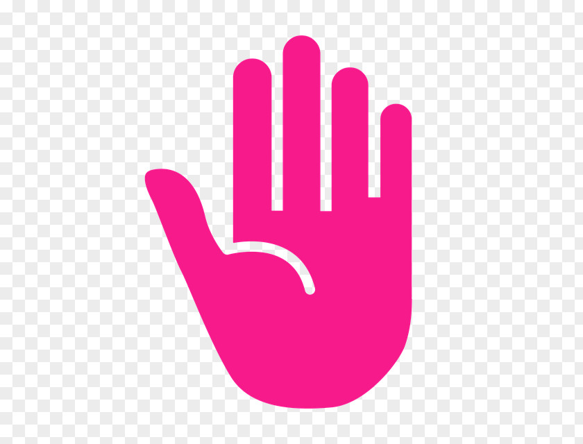Logo Gesture Pink Background PNG