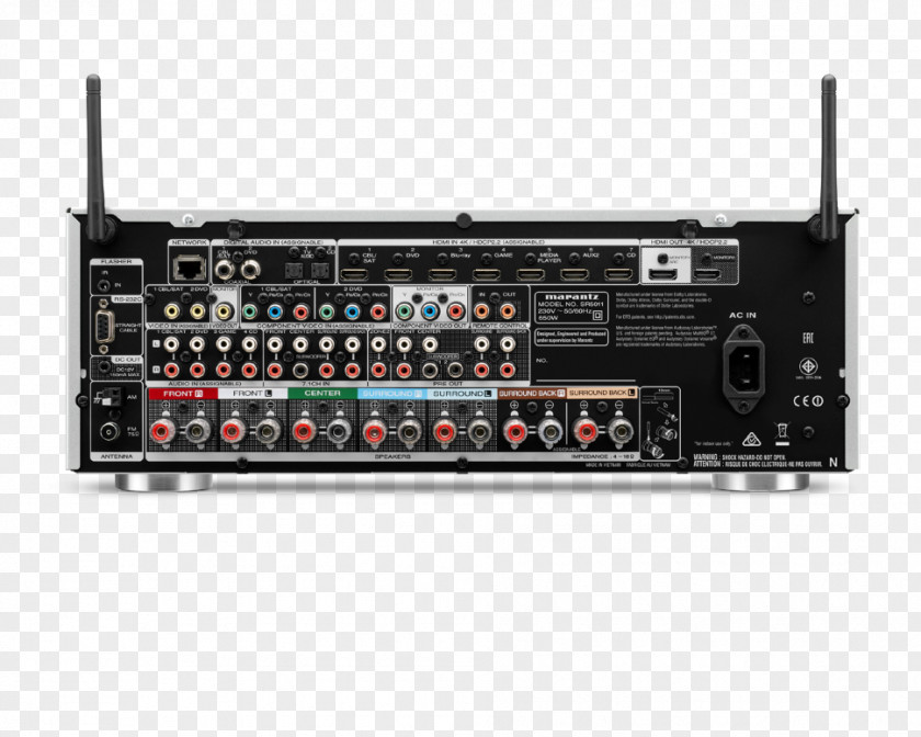 Marantz SR5011 AV Receiver Audio Dolby Atmos PNG