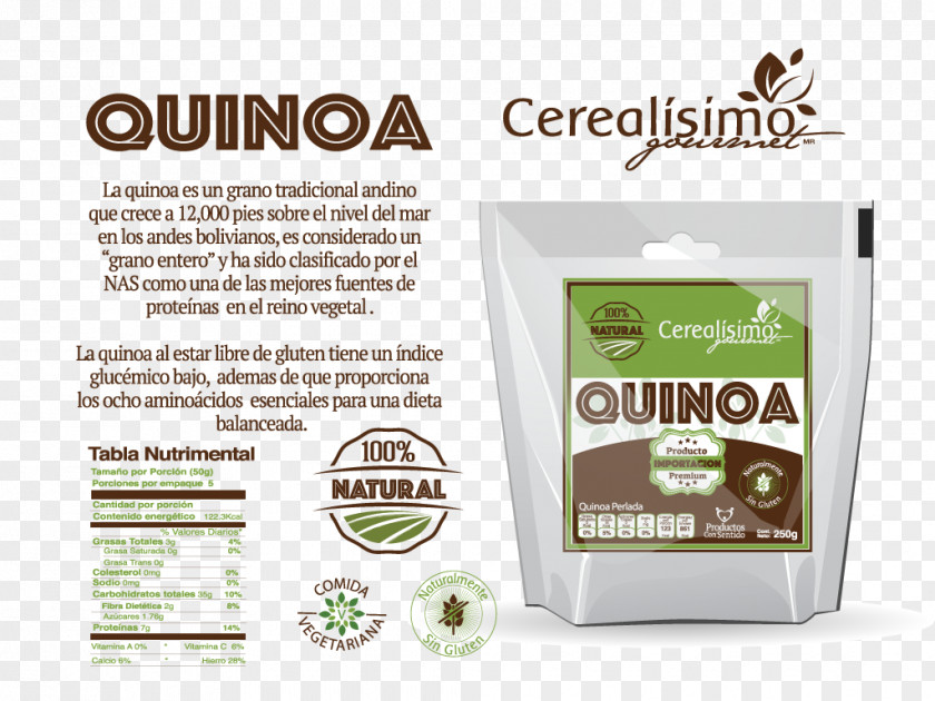 Quinua Quinoa Superfood Chia Brand PNG