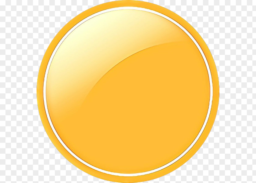 Tableware Amber Yellow Circle PNG