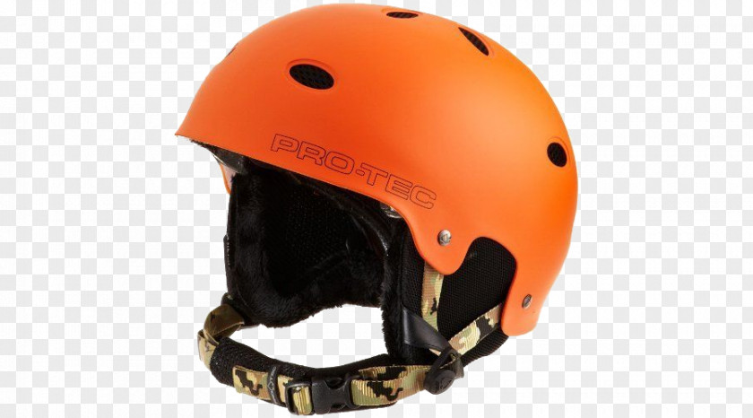 Bicycle Helmets Ski & Snowboard Motorcycle Pro-Tec B2 Snow Helmet Matte Orange Camo Small PNG