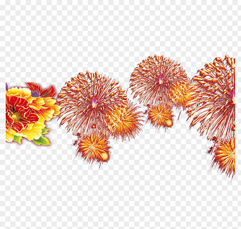 Chinese New Year Fireworks Firecracker PNG