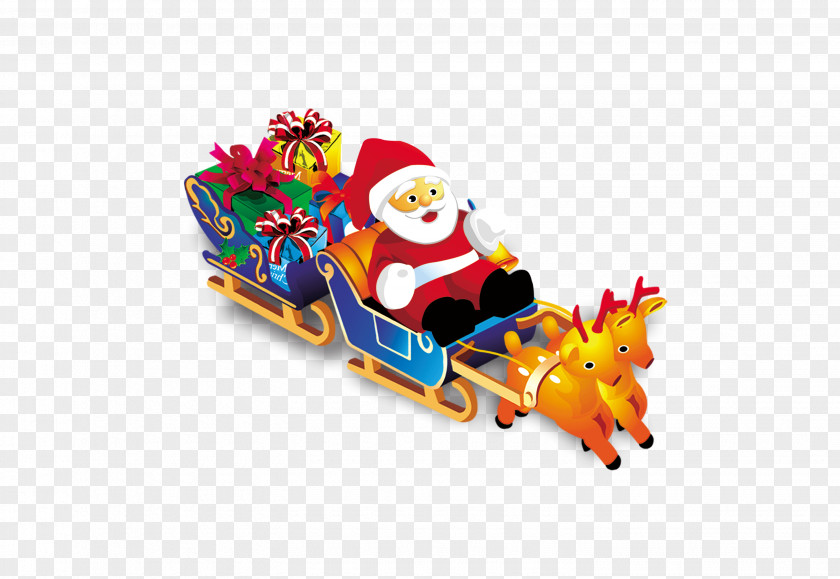 Do Snowmobile Santa Claus Christmas Gift PNG
