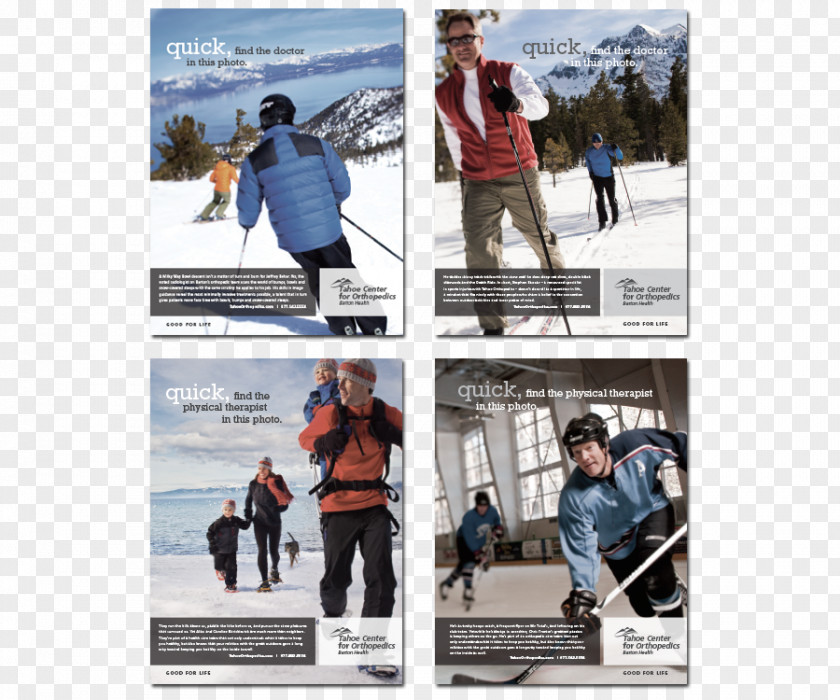 Marketing Campaign Smith + Jones, Inc. Lake Tahoe Advertising Barton Health Ski Way PNG