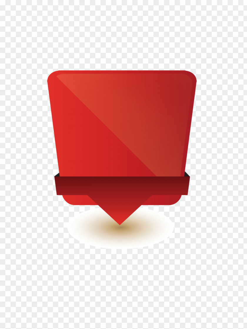 Red Dialog Box Download Computer File PNG