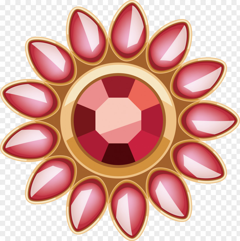 Ruby Vector Jewellery Diamond Gemstone PNG