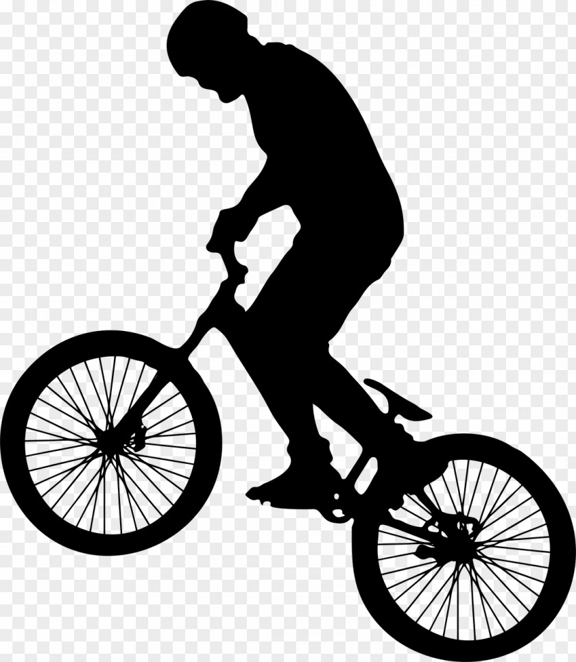 Bmx Racing Bicycle Cycling BMX Silhouette PNG