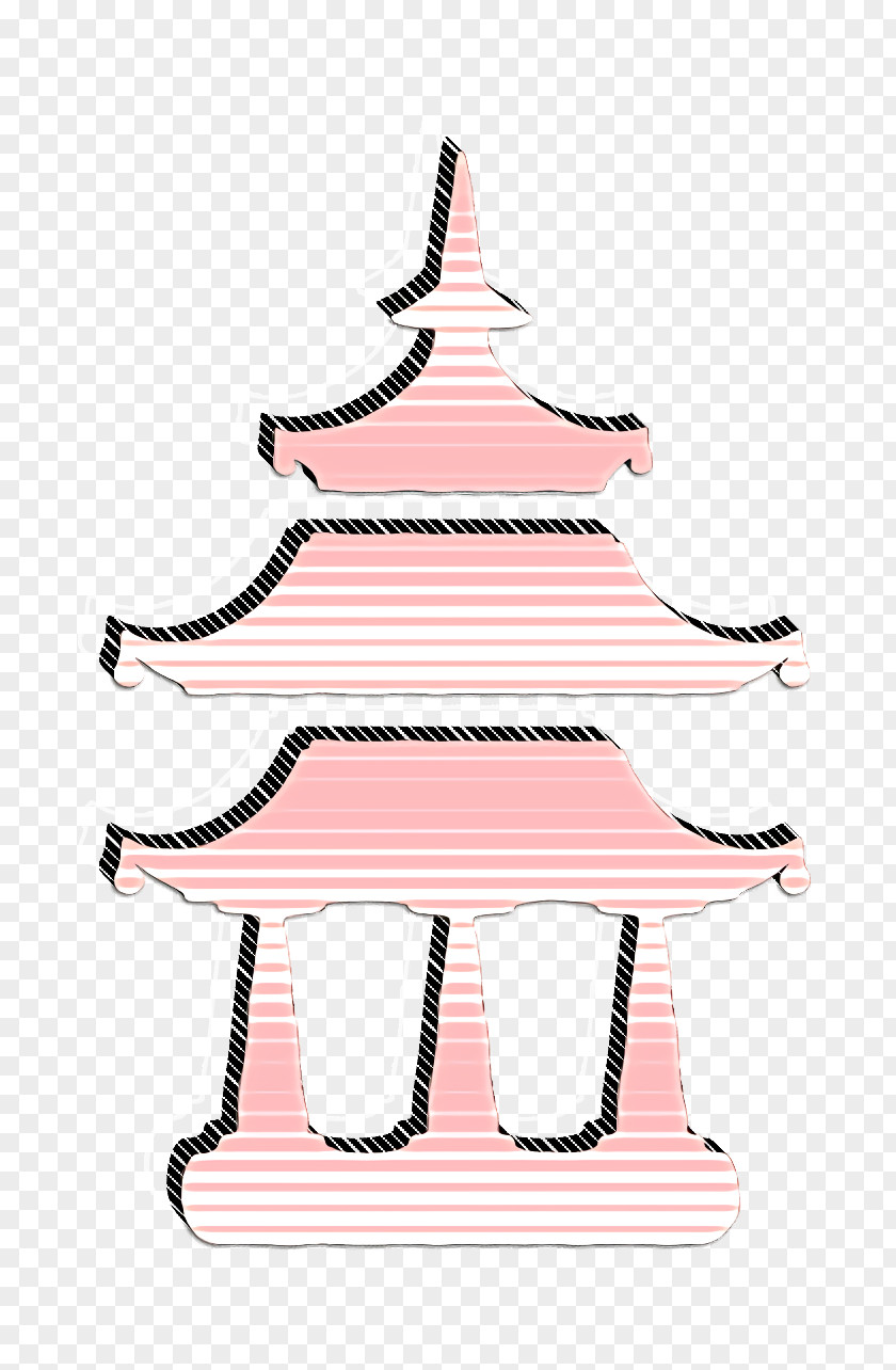 Buildings Icon Buddhist Temple Japan PNG