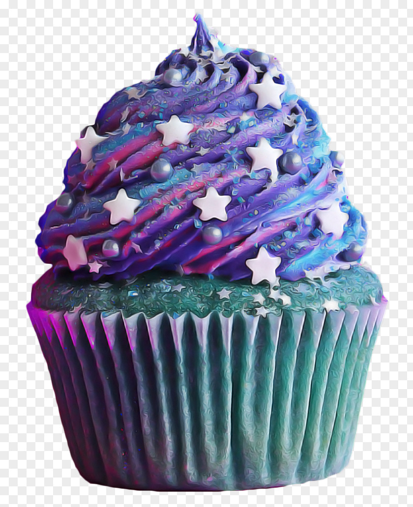 Cupcake Baking Cup Purple Violet Cake PNG