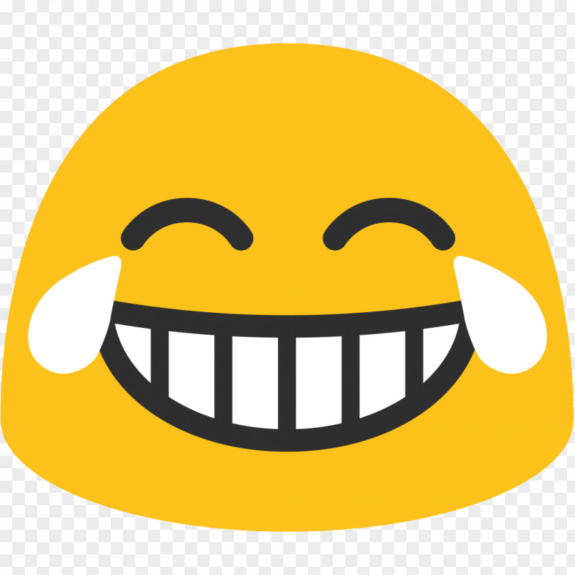 Emoji Face With Tears Of Joy Android Nougat PNG