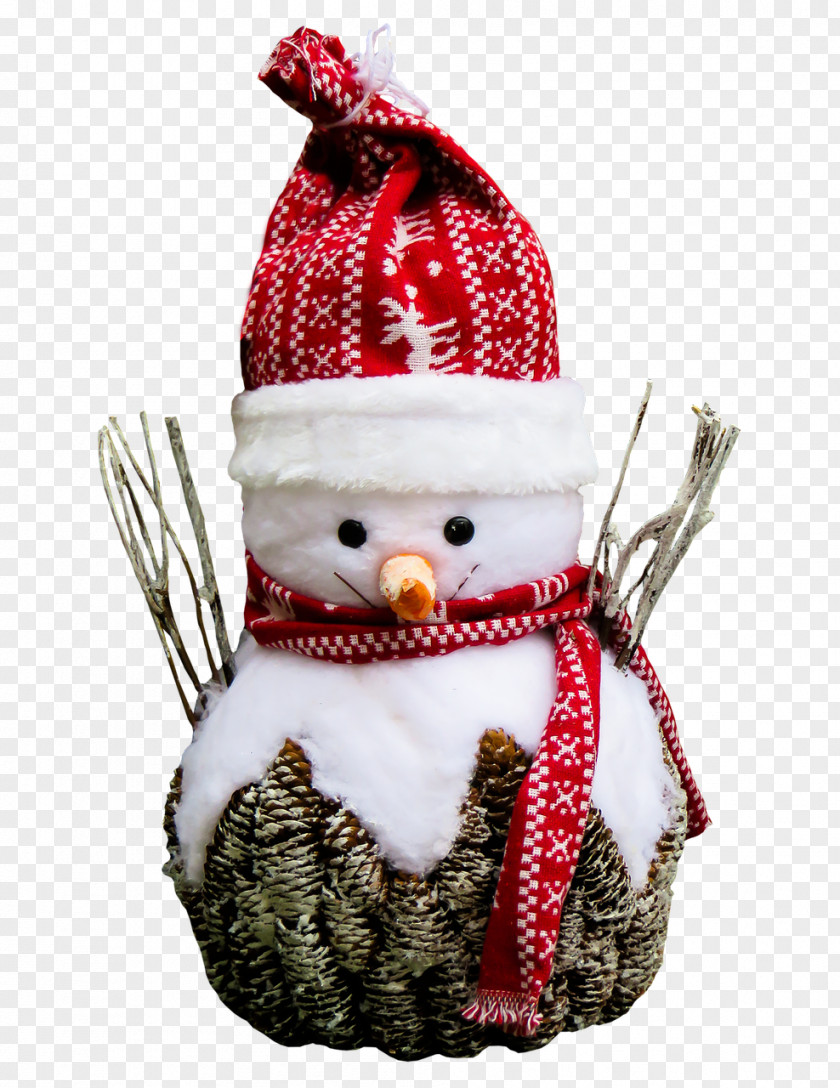 Fig Snowman Christmas Decoration Winter PNG